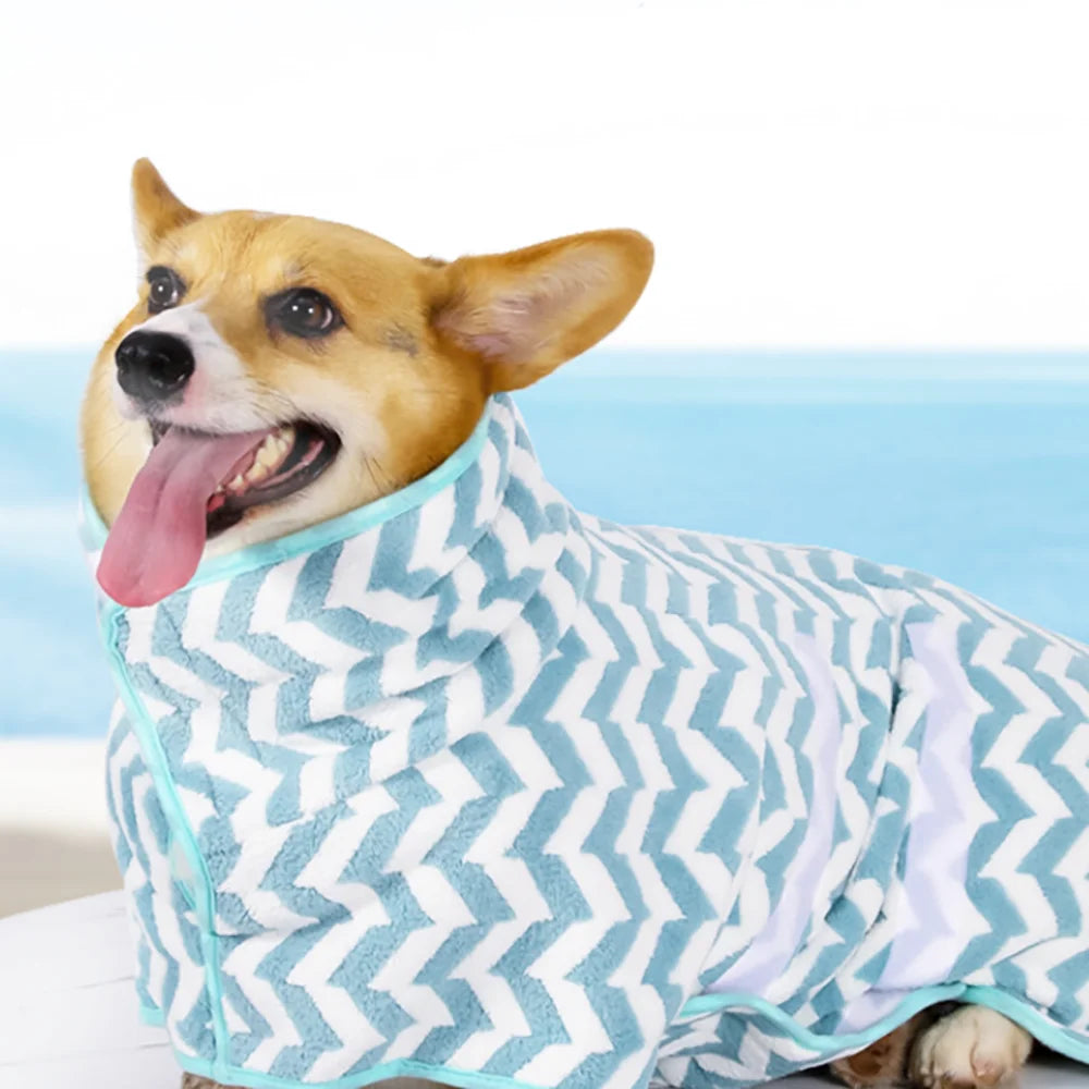 Peignoir pour Chien - PawDryRobe™ - Vert