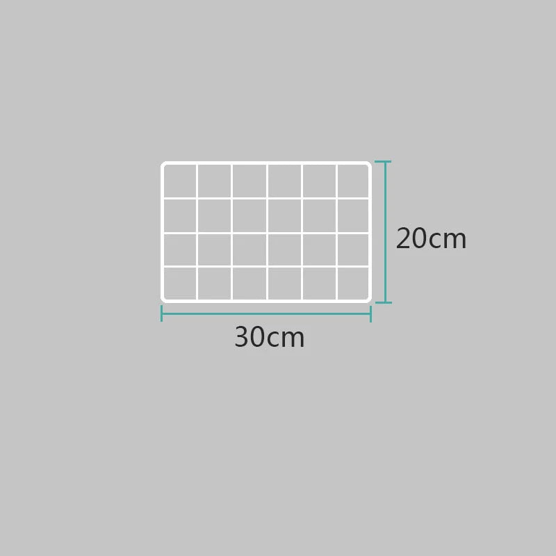 Rangement Mural - ClutterGrid™ - Grille Blanche