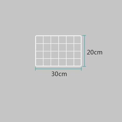 Rangement Mural - ClutterGrid™ - Grille Blanche