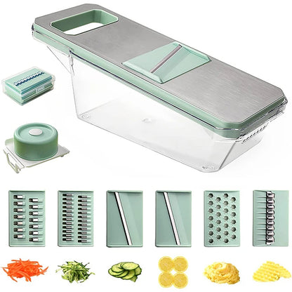 Mandoline - CutSmart™ - Vert Pastel
