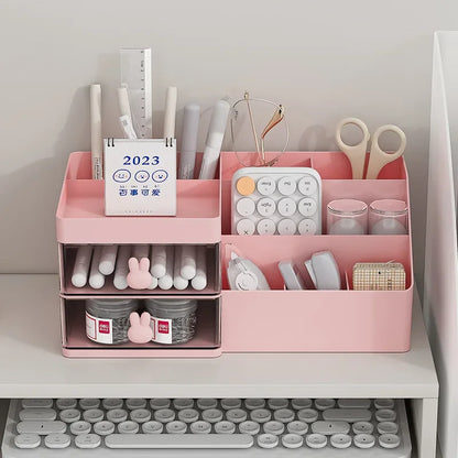 Rangement Maquillage - CosmeticStorageBox™ - Rose