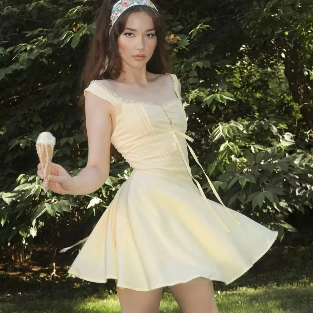 Robe Courte Femme - LaceWave™