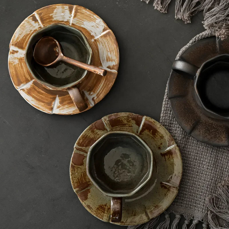 Tasse à Café en Grès - OrigamiStone™