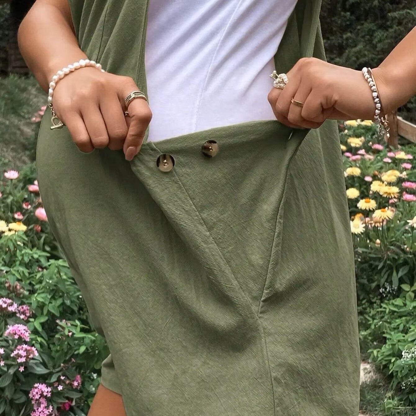 Salopette de Grossesse - MaternityJumpsuit™ - Vert