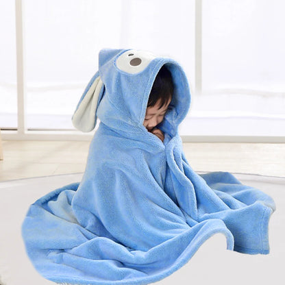 Serviette de bain bébé - Children'sBathTowel™ - Bleu
