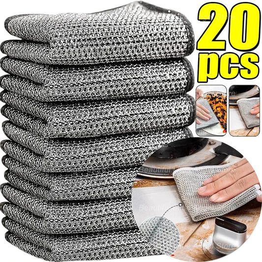 Non-ScratchChiffonFilD'acierMicrofibre™