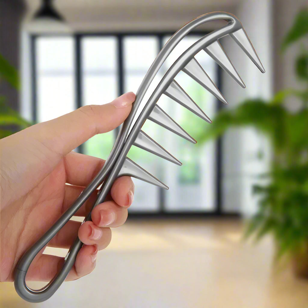 Peigne Afro - WaveFlex Comb™ - Argenté
