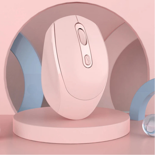 Souris Ergonomique Sans Fil - ErgoSilent™ - Rose