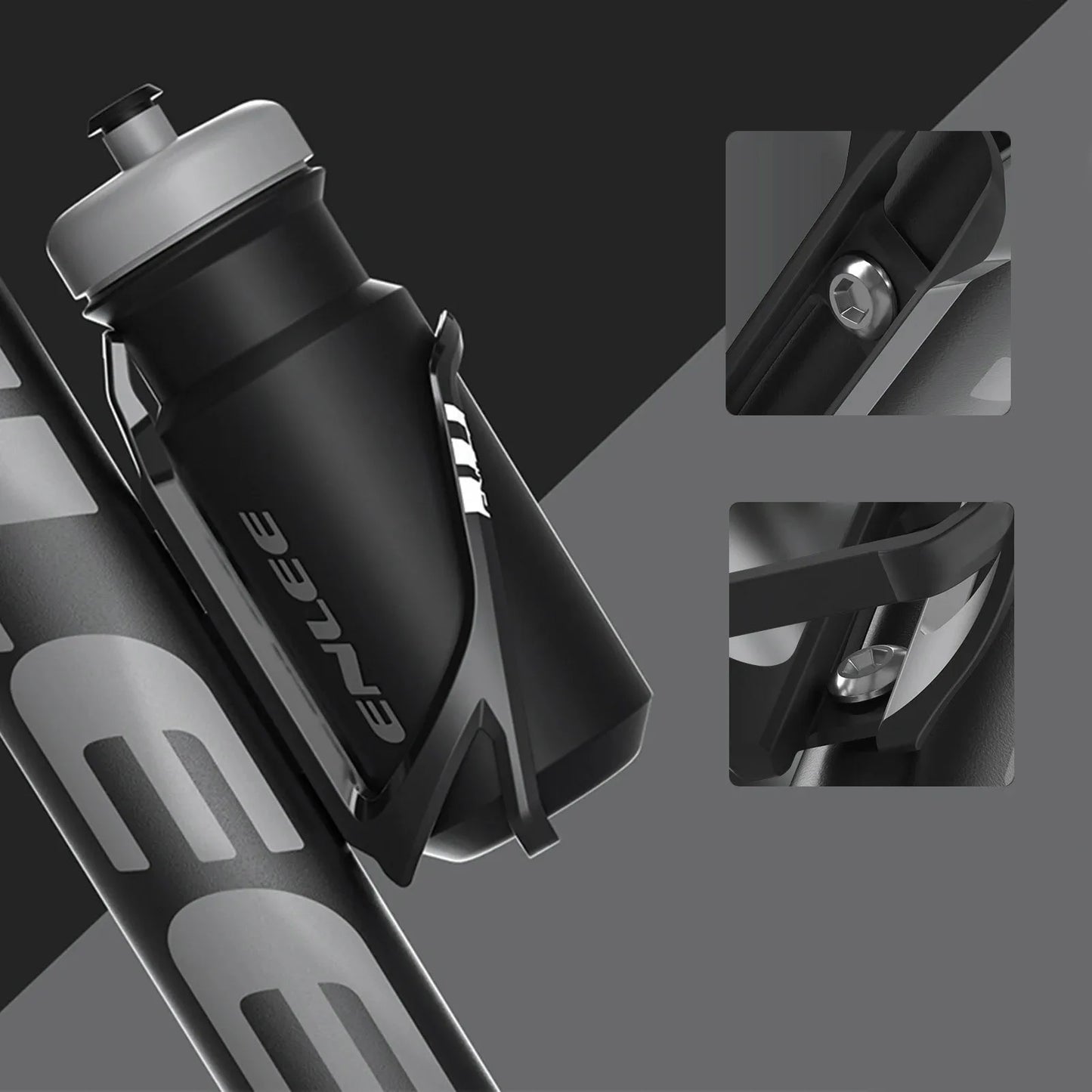 Porte Bidon Velo - BicycleBottleHolder™ - Noir