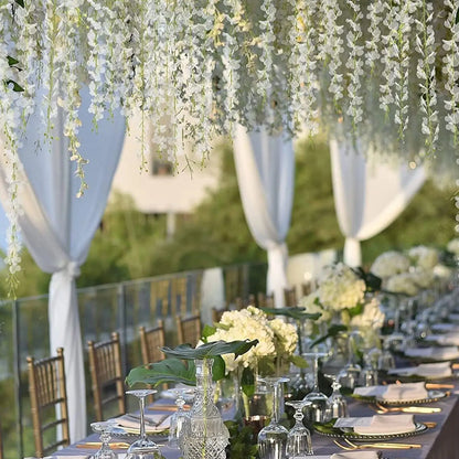 Guirlande Fleurs  - SilkBloom™ - Blanc