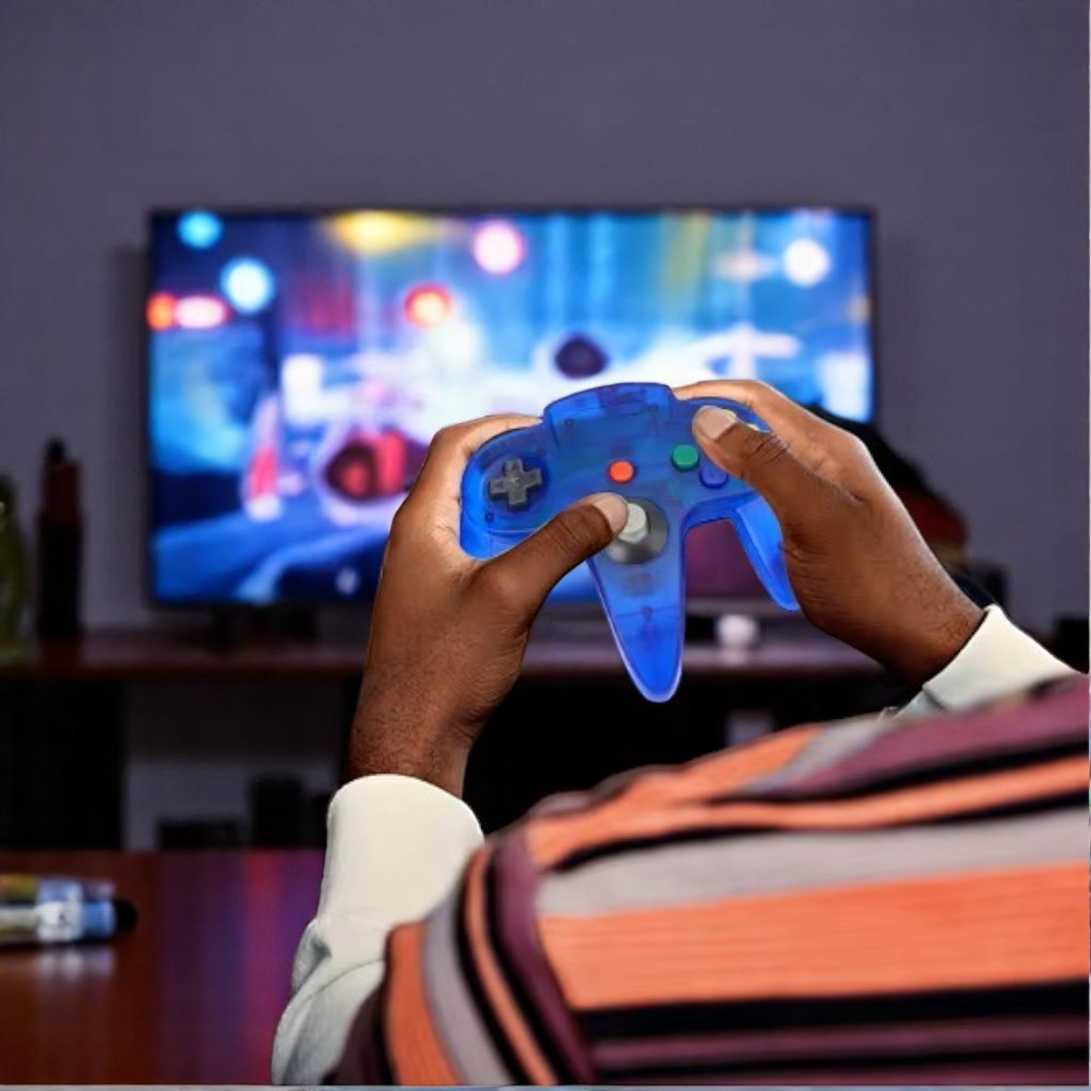 Manette N64 - RetroPad64Duo™ - Bleu