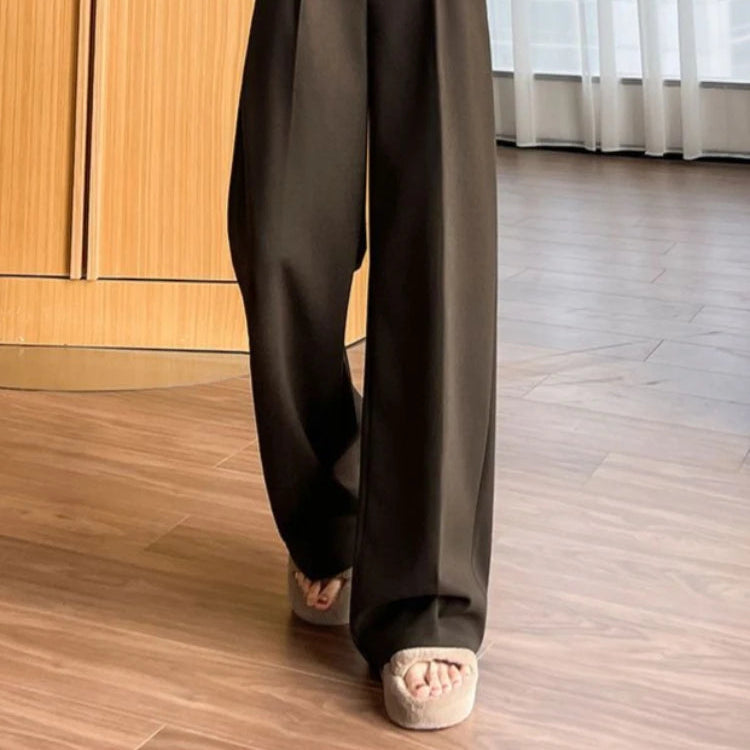 Pantalon Taille Haute Femme - WideChic™