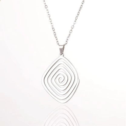 Bijoux Spirituel - NecklaceHealingEnergy™ - Argent Spiral