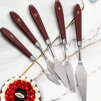 Éclatd'AcierPâtissier™ | Spatule à gâteau en acier inoxydable