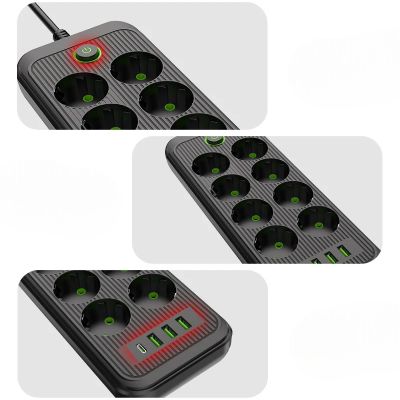 Multiprise USB - PowerFlex™ - F20U Noir