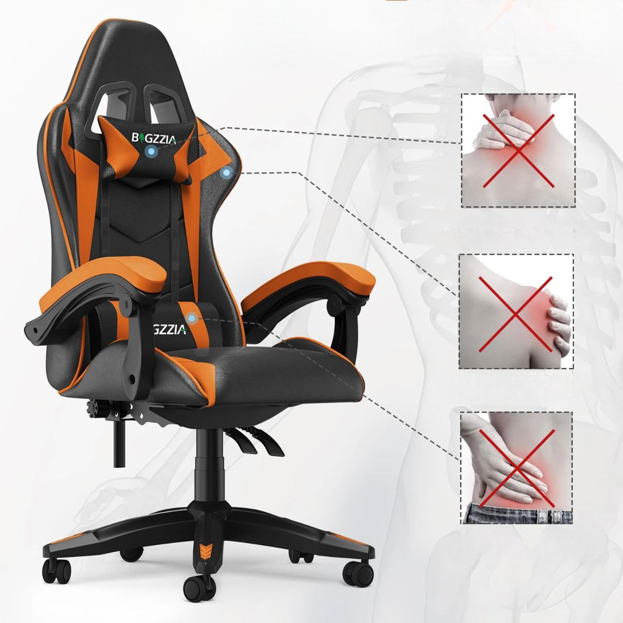 OfficeGamingChair™ - Orange