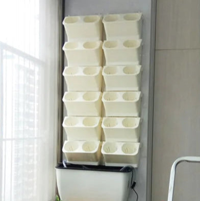 Pot de Fleurs - VerticalGardenFlowerPot™ - Blanc