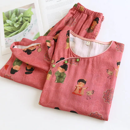 Pyjama Femme - CozyBambooPajama™ - Rose Foncé