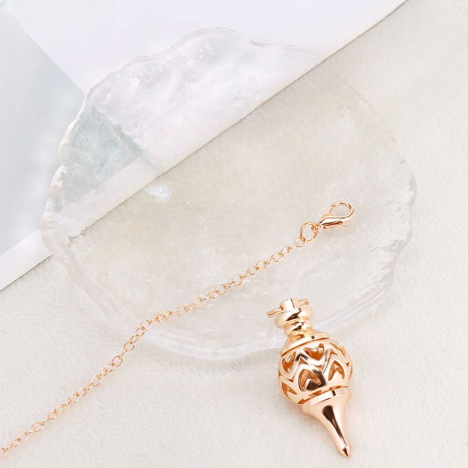 Divination Pendule - PendantforDivination™ - Rose Or