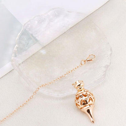Divination Pendule - PendantforDivination™ - Rose Or