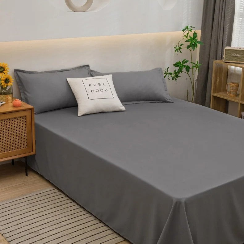 Drap Housse - LinoSoftSheet™ - Gris Foncé