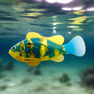 Jouet Interactif Chat  - CatchyFish™ - Jaune Pale