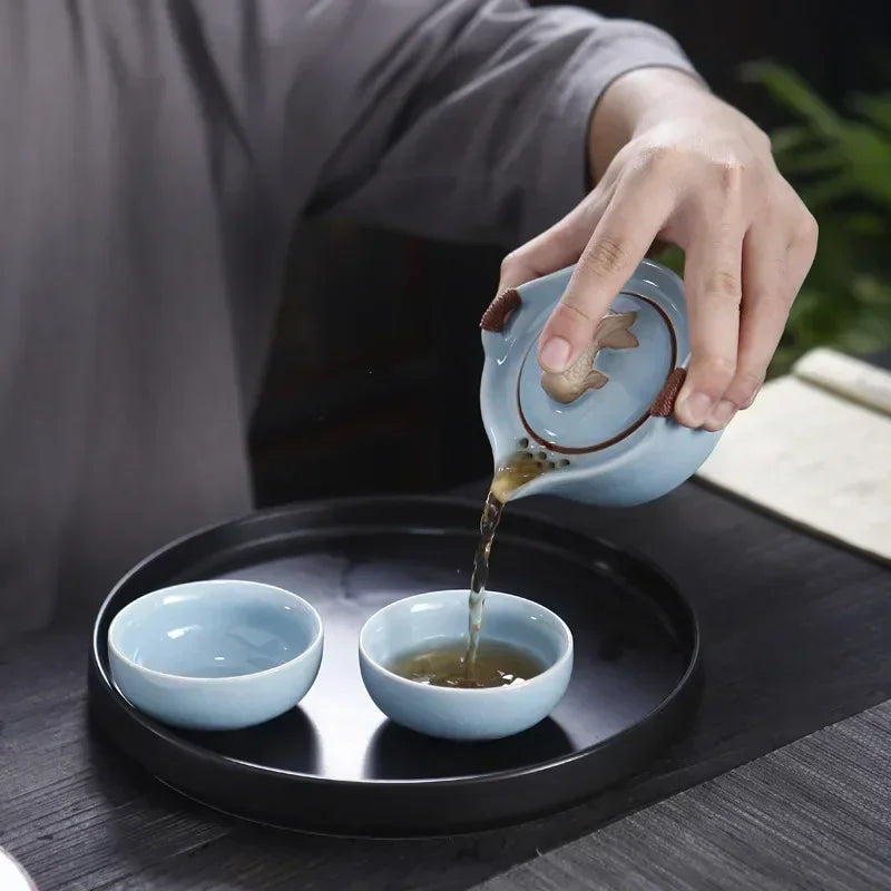 Théière Japonaise - TeapotSet™ - Bleu