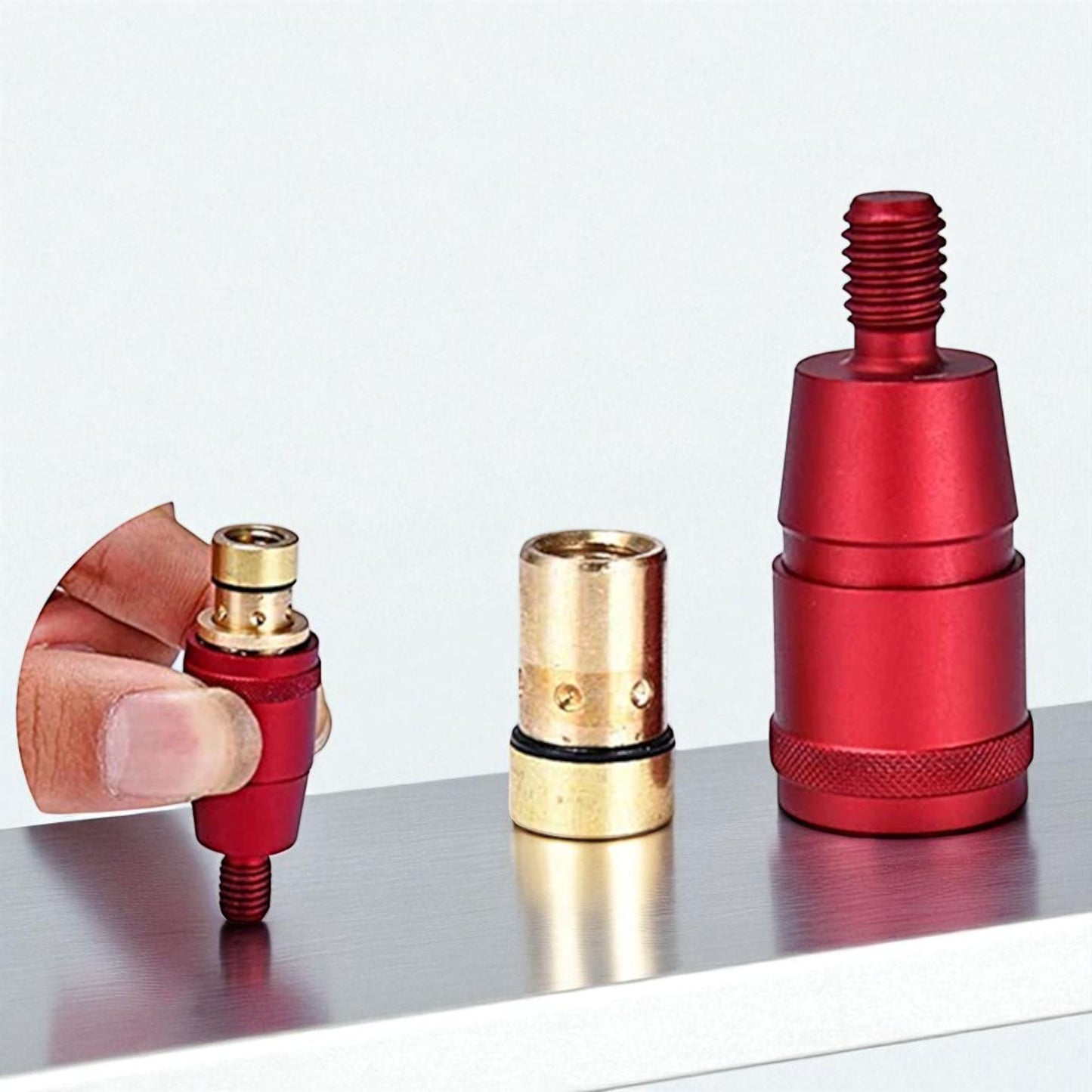 Embout de Canne	- FastNetMount™ - Rouge