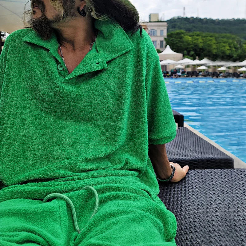 Ensemble Été Homme - CoolTowelSet™ - Vert