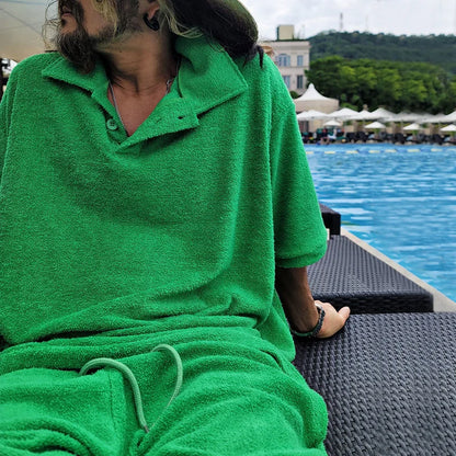 Ensemble Été Homme - CoolTowelSet™ - Vert