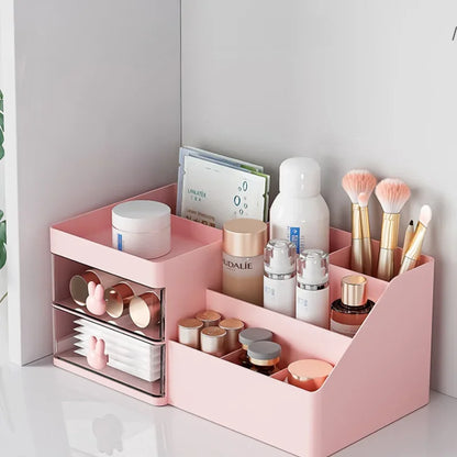 Rangement Maquillage - CosmeticStorageBox™ - Rose