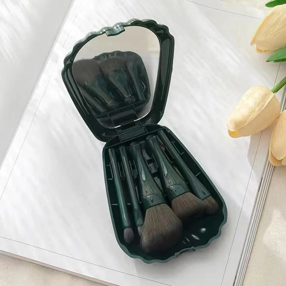 Kit Pinceaux Maquillage - MiniMakeupBrushSet™ - Vert