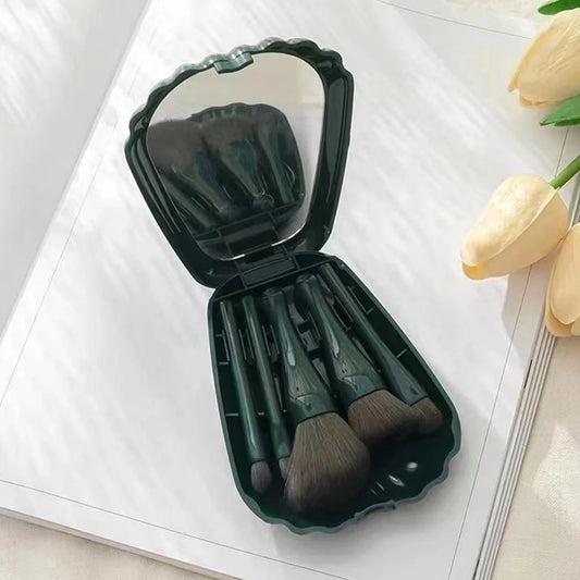 Kit Pinceaux Maquillage - MiniMakeupBrushSet™ - Vert