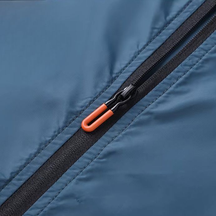 Coupe Vent Velo - WindbreakerCyclingJacket™ - Bleu Capuchon