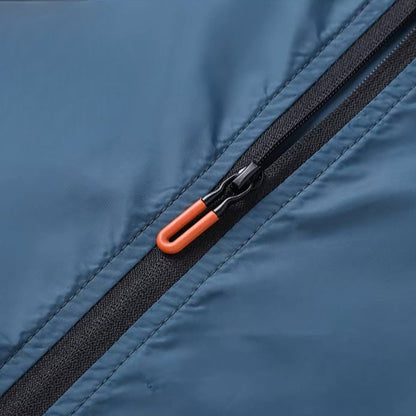 Coupe Vent Velo - WindbreakerCyclingJacket™ - Bleu Capuchon