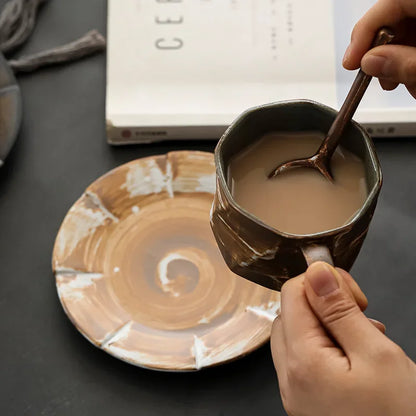 Tasse à Café en Grès - OrigamiStone™
