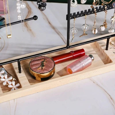 Présentoir à bijoux - NecklaceRingStorage™ - Noir