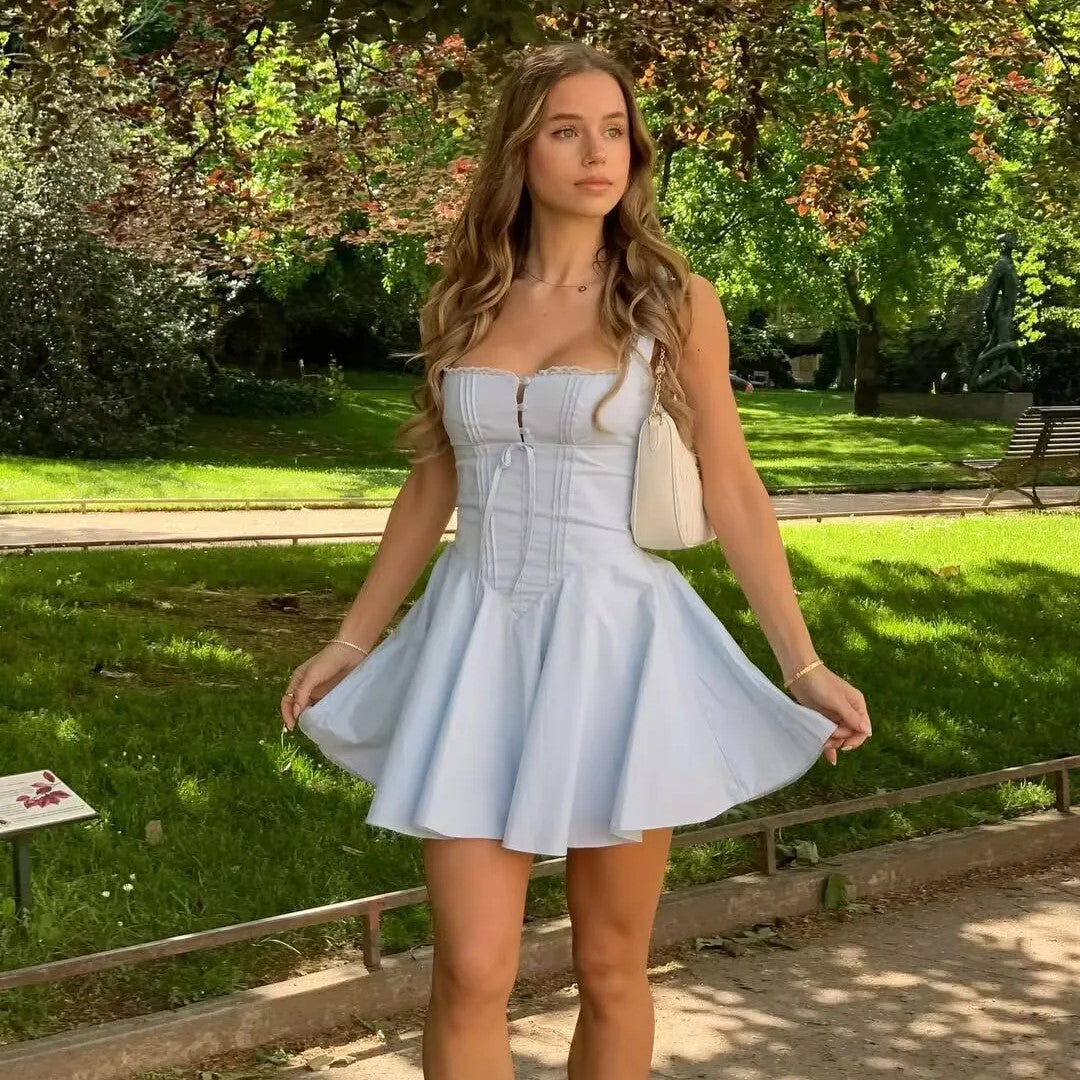 Robe Courte Femme - LaceWave™