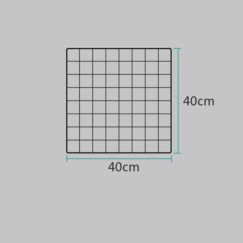 Rangement Mural - ClutterGrid™ - Grille Noire
