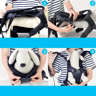 Sac de Transport pour Chien - WoofWalk™ - Noir
