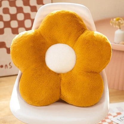 Coussin Fleur - NewCushionFlower™ - Marron