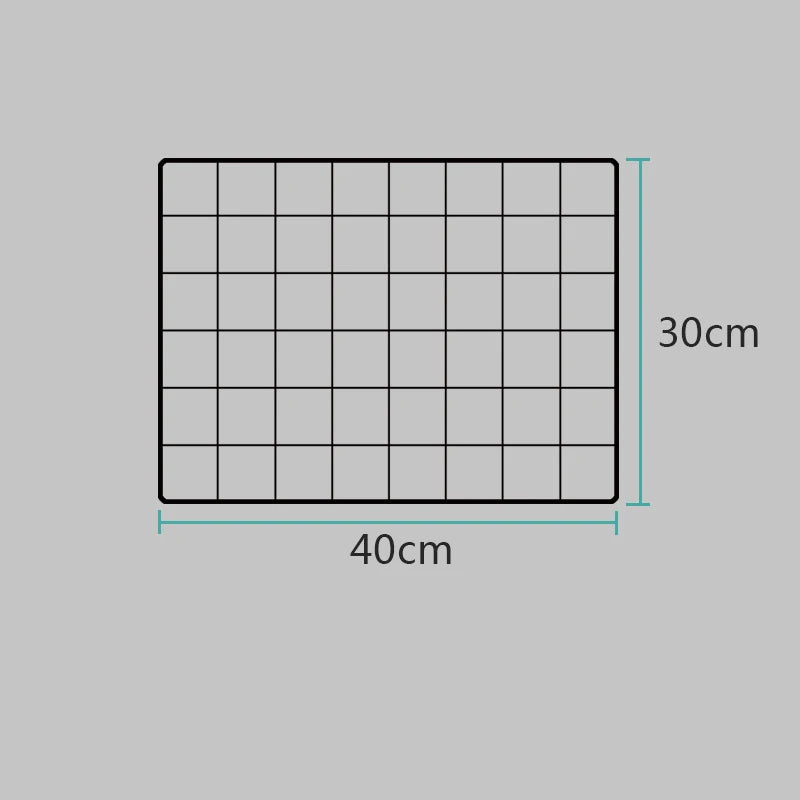 Rangement Mural - ClutterGrid™ - Grille Noire
