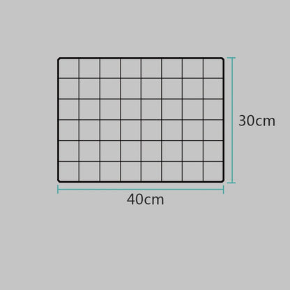Rangement Mural - ClutterGrid™ - Grille Noire