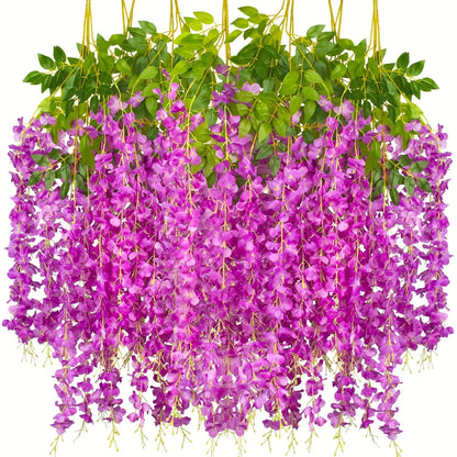 Guirlande Fleurs  - SilkBloom™ - Mauve