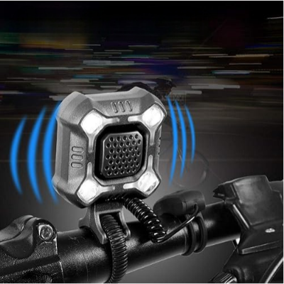 Sonnette Pour Vélo - BicycleLightBell™ - Noir