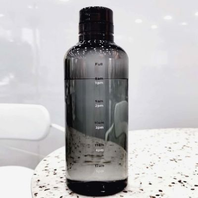 Gourde de sport - HikingWaterBottle™ - Noir Transparent