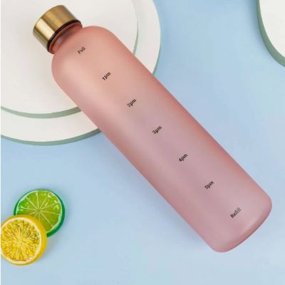 Gourde de sport - BottleTimeMarker™ - Rose