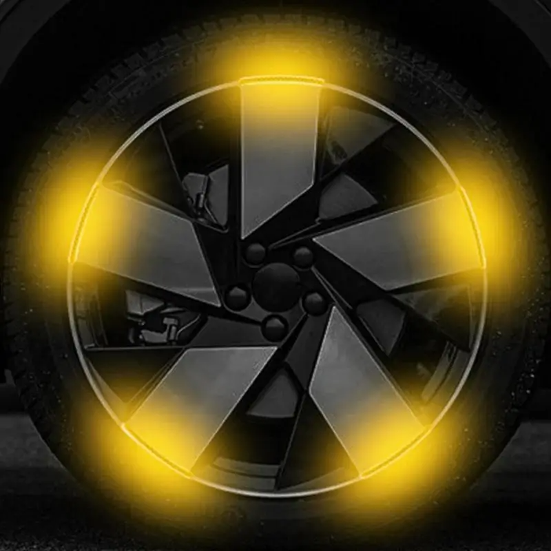 AUTOCOLLANT VOITURE - GlowWheel™ - Jaune