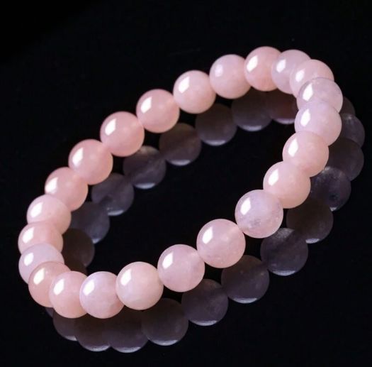 Bracelet en Perles - NaturalStoneBracelet™ - Cristal rose