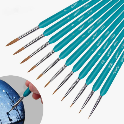 Pinceau Aquarelle - MicroBrushesSet™ - Bleu